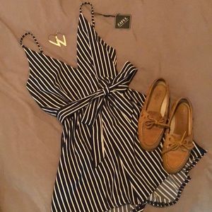 Stripped romper